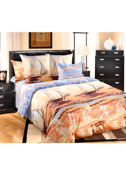 КПБ 1,5 сп бязь набивная 3D